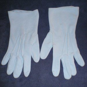 Vintage 1950/60's Short Light Blue Dress Gloves